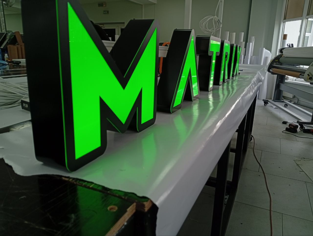 Световые буквы (матрикс)