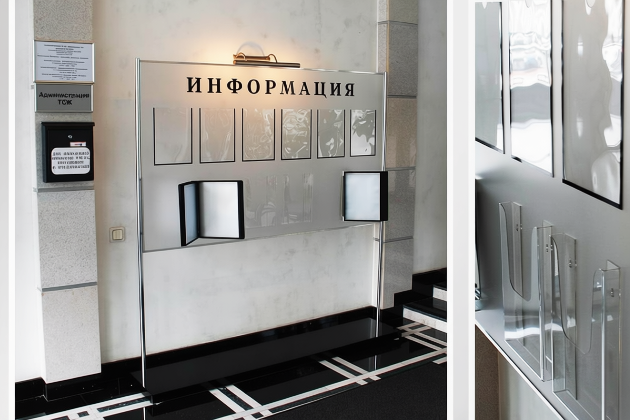 Заказать стенды переносные информационные
