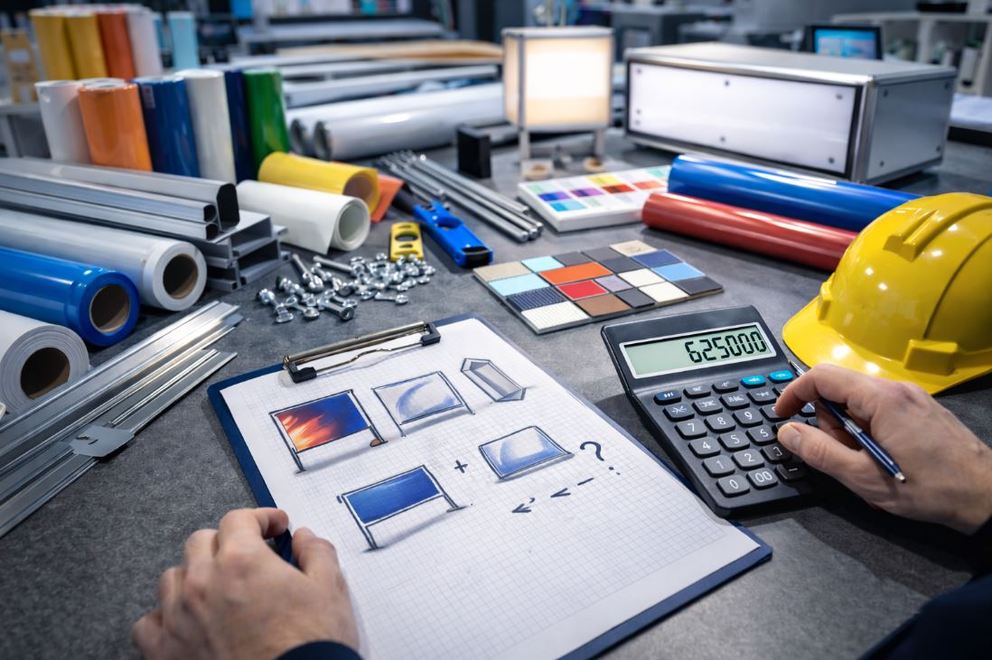 Как формируется цена на рекламную продукцию: из чего складывается стоимость баннеров, стендов и вывесок