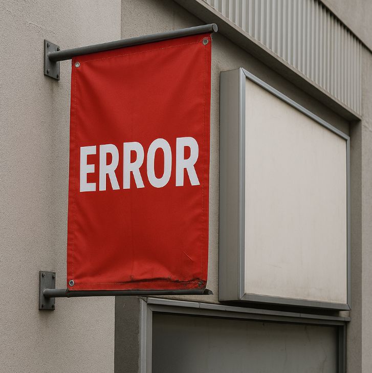 Какие ошибки совершают при заказе наружной рекламы: разбор реальных кейсов